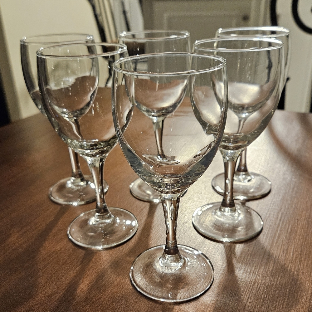 Every Day Wine Glass Set - 6" Tall - Set of 6